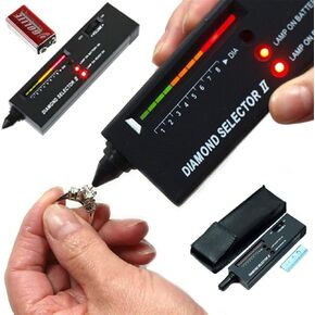 Diamond Tester Pen, High Accuracy Jewelry Diamond Tester,Professional Diamond Selector for Novice and Expert, Thermal Conductivity Meter,Accuracy Jewelry-Diamond Tester Pen