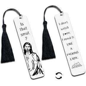 is That Smutt Jesus Bookmark,Dirty Santa Gifts,Smutty Bookmarks for Women Spicy,Women Gifts for Christmas,Stocking Stuffers for Women Adult Men,Smut Bookmarks,Gifts for Readers Book Lovers Women