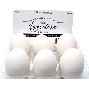 بيض عش سيراميك Eggcetera 6 عبوات (باستيل)