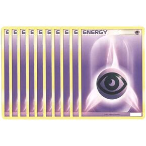 Pokemon Cards - LOT OF 10 PSYCHIC ENERGY Cards (purple)