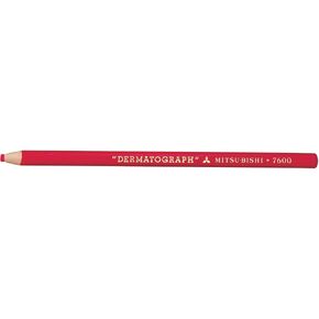 Mitsubishi Pencil No. 7600 Oil-Based Dermatograph Colored Pencils, Red, 1 Dozen K7600.15, Height 2.1 x Width 7.1 x Thickness 0.7 inches (54.0 x 180.0 x 19.0 mm)