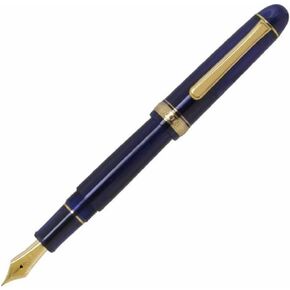 Platinum Pen Platinum Fountain Pen 3776 Century Medium Point Chartres Blue PNB-15000-51-M With Kanji LOVE Sticker 5.49 x 6.06 x 0.6 in