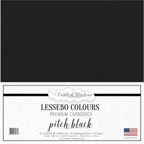 Cardstock Warehouse Lessebo Canary (Previously Buttercup) Yellow - 12 x 12" - 83 Lb. / 225 Gsm Matte Premium Cardstock Paper - 25 Sheets