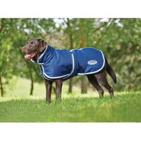 Weatherbeeta COMFITEC Parka 1200D Deluxe Dog Coat Navy/Grey/White 24