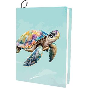 غطاء كتاب قابل للتمدد على شكل قطة من CRASPIRE، قابل للغسل وإعادة الاستخدام، واقي كتب كبير من النايلون والبوليستر مقاس 9.4 × 15.7 بوصة، أغلفة مرنة للكمبيوتر الدفتري مناسبة لمعظم طلاب الفصول الدراسية من الكتب الصلبة