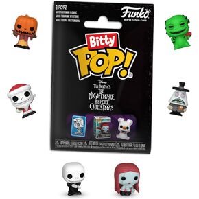 Funko 12 x Bitty Pop! Singles: The Nightmare Before Christmas Mystery Mini Collectible Toys 12-Piece Poly Bag