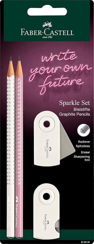 Faber-Castell Sparkle 218482 Writing Set Coconut/Grey in Saudi Arabia