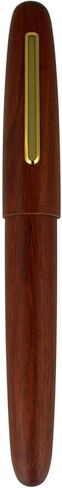 Jinhao 9036 Wooden Vintage Fountain Pen, Cherry wood Antique Natural Pens, Fine Nib With Refillable Ink Converter, Handcrafted Collection Gift Case Set in Kuwait