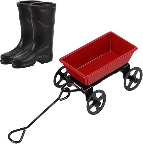 مجموعة أدوات حديقة بيت الدمى المصغرة 16 قطعة من كايواي، حديقة بيت الدمى المصغرة، مجرفة الحديقة، مكنسة لأدوات حديقة منزل الجنية المصغرة in Kuwait