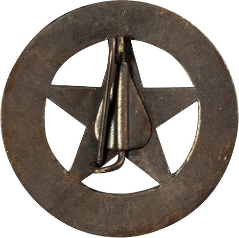 Artisan Owl Texas Rangers Old West Replica Badge Metal - Costume Prop for Western-Themed Parties & Events (Brass) in Saudi Arabia