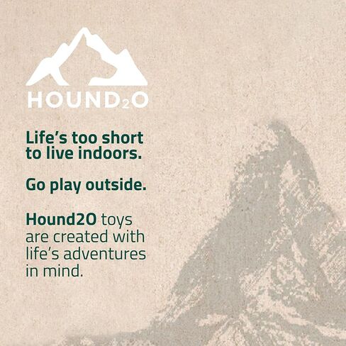 ألعاب Hound2O للكلاب - لعبة بوميرانج ذات صوت صرير، باللون الأخضر - لعبة قوية وجذابة وتفاعلية لجميع السلالات - مضغ، مطاردة، وجلب - مواد متينة غير سامة تطفو - سهلة التنظيف للعب في الهواء الطلق in Saudi Arabia