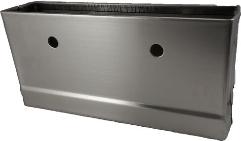 Harris Hardware TP3849-B أحذية وأقواس مصنوعة من الفولاذ المقاوم للصدأ مقاس 8 بوصات عرض × 1-1/4 بوصة أعمدة سميكة in Kuwait