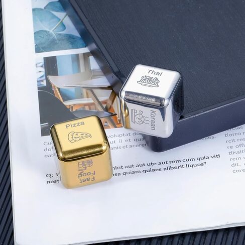 Food Dice, Food Decider Dice, Exchange Dice, Stocking Stuffers for Wife, Wife Stocking Stuffers, Stocking Stuffers, Christmas Stocking Stuffers, Anniversary for Men Women Him Her Funny Gifts in Kuwait