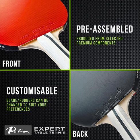 Palio Expert 3.0 Table Tennis Racket & Case - ITTF Approved, Beginner Ping Pong Bat in Saudi Arabia