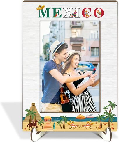 Baptism Gifts Picture Frames for Girl, Floral Photo Frames Wood Photo Frames Christening Gifts for Girls Religious Gifts for Daughter, Tabletop Display 4x6 Photo Home Living Room Decorations -012 in Saudi Arabia