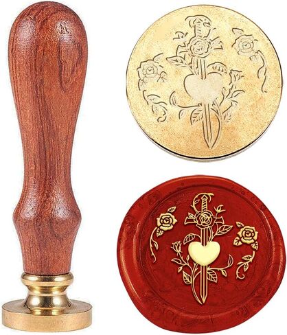 1pc Raven Branches Wax Seal Stamps Crow Sealing Wax Stamps Gift for Christmas Vintage Wax Seal Stamps 30mm Removable Brass Head Stamp with Wooden Handle for Envelope Invitation Decoration in Saudi Arabia