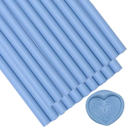 عصي ختم الشمع الذهبية العتيقة، ONWINPOR 20 قطعة من عصي ختم الشمع بمسدس الغراء لختم ختم الشمع، عصي ختم الشمع الذهبية العتيقة لعصي ختم الشمع بمسدس الغراء 0.43 بوصة (ذهبي عتيق) in Kuwait