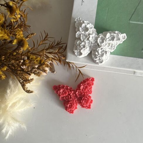 4 قطع من قوالب سيليكون على شكل فراشة زهرة، قوالب راتنجات الإيبوكسي، قوالب شموع للشوكولاتة الفوندان بوليمر كلاي، صناعة الصابون، شموع معطرة، قوالب صابون الجص، تزيين الكعك والخبز in Kuwait