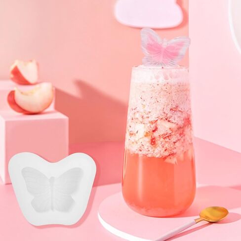 4 قطع من قوالب سيليكون على شكل فراشة زهرة، قوالب راتنجات الإيبوكسي، قوالب شموع للشوكولاتة الفوندان بوليمر كلاي، صناعة الصابون، شموع معطرة، قوالب صابون الجص، تزيين الكعك والخبز in Kuwait