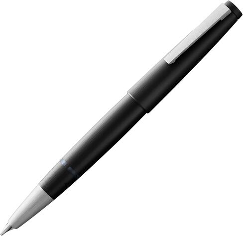 Lamy 2000 black - elegant Fountain Pen in robust fibreglass barrel - 14 ct. gold nib, partially platinum-plated - nib size OB in Saudi Arabia