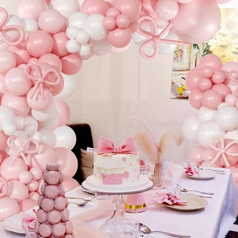 Pink Balloon Arch Kit, 145Pcs Baby Shower Birthday Decor in Saudi Arabia