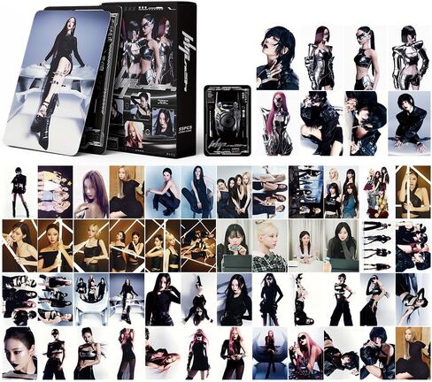 2Packs/110Pcs Lomo card set For Aespa- 5th Mini Album Greeting card (Whiplash) Photocard Merch for Fans Collection in Saudi Arabia