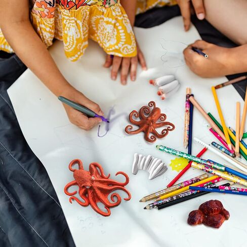 LC JoyCre Hermit Crab Toys Plastic Crab Figurine 5 Inch Sea Creatures Toys for Kids Crab Decor for Collection Realistic Sea Life Animals Figure Model in Kuwait