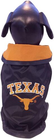 ملابس خارجية واقية للكلاب من الرابطة الوطنية لرياضة الجامعات بتكساس لونجهورنز مقاومة لجميع الأحوال الجوية، مقاس XX-Large in Kuwait