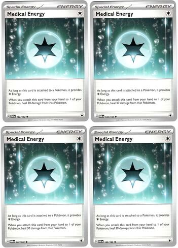 Medical Energy 182/182 - Paradox Rift - Pokemon Energy Card Lot x4 - Playset in Saudi Arabia