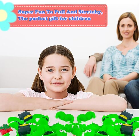 St Patrick's Day Mochi Squishy Toys 32 Packs Mini Cute Squeeze Toy Stress Reliever Anxiety Packs for St Patricks Day Party Favors Students Classroom Prizes Exchange Gift in Saudi Arabia