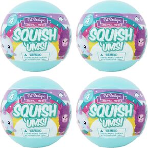 لعبة Bulls i Toy Squish Ums Pet Boutique Magical Series 4 كبسولة عمياء - مجموعة من 4