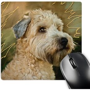 3dRose LLC 8 x 8 x 0.25 Inches Mouse Pad, Soft Coated Wheaten Terrier Portrait (mp_4808_1)