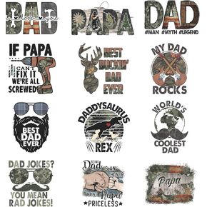 9Pcs Mother's Day Iron On Decals for Clothing Mom Mommy Iron On Patches DIY Heat Transfer Stickers for T-Shirt Jean Appliques