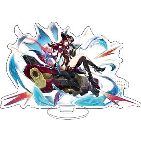 Rainteam Genshin Impact Natlan Acrylic Stand Figure Standee Acrylic Display Character Decorations for Anime Fans (Mualani)