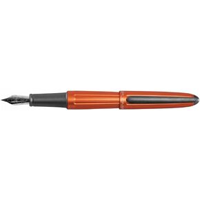 Diplomat D40302028 Aero Fountain Pen with Steel Broad Nib - Orange
