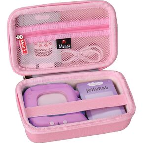 Mchoi Hard Case Suitable for Aullsaty/QuTZ/Lapare/Airbition/TimingSXD/Startcan/KOKODI/ZNZ Toddler Toys Talking Flash Cards, Case Only, Pink