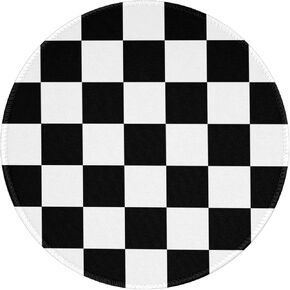 Duck Pattern Round Mouse Pad Small Gaming Mousepad Desk Mat Stitched Edges 8 X 8 Inch for Home Office in Saudi Arabia