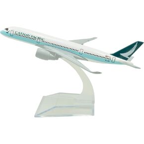 TANG DYNASTY(TM) 1:400 16cm Airbus A350 Cathay Pacific Airways Metal Airplane Model Plane Toy Plane Model