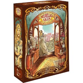 Bruxelles 1893 Including Belle Epoque Expansion - Worker Placement & Bidding Strategy Board Game, Ages 14+, 2-5 Players