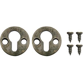 50 Pcs 1" Single Keyhole Hangers Metal Keyhole Hanger with Screws, Keyhole Hanging Plate Hanging Bracket for Mirror Picture Frames Photo - Silver