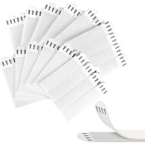 Velcro Picture Hanging Strips Heavy Duty, 24 Pairs(48 Strips) Velcro Wall Hanging Strips, Wall Hangers Without Nails, Damage Free Hanging Strips, Frame Hanging Strips, Picture Poster Hanger(L)