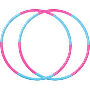 Liberry 2 Packs Kids Exercise Hoop, Detachable & Size Adjustable Toy Hoop, Professional Hoola Rings for Kids