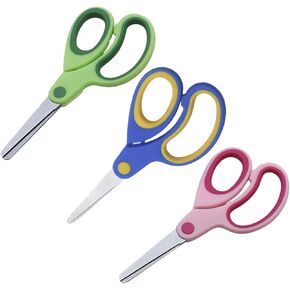 Scissors for Office School Supplies, Student Scissors with Ultra Sharp Blades, Easy Grip Handles, Stainless Steel Scissor for Office Supplies Craft Home (3 pack)
