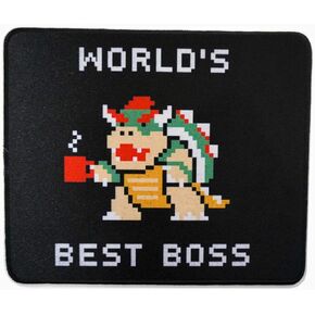12 x 10 inches Super Mario Best Boss Boswer Bowsett Office Gaming Mouse Pad