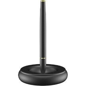 Magnetic Levitating Pen Rotatable, Upright and Swing Magic Pen Holder for Unique Gifts Home Desk Office Business Office Luxury Decompression Pen, Black