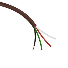 Thermostat Wire 18/8 18 Gauge 8 Conductor ETL 18-8 50 Feet Brown (18-8 Brown, 50Feet)