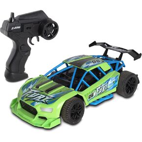 Mean Machines Fury 2.4GHz RC Rally Racer; Rear Wheel Drive for Drifting Mastery; Colors Will Vary