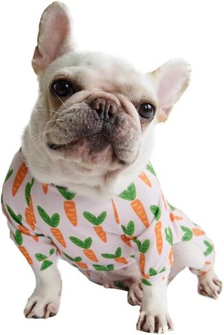 Dog Shirts Pet Printed Carrot Winter Clothes with Funny Cute Design Summer Cooling Coat Pet T-Shirts Cool Puppy Shirts Dog Outfit Soft Dog Sweatshirt for Pet Dogs Cats (Medium,Pink) in Saudi Arabia