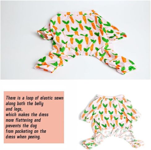Dog Shirts Pet Printed Carrot Winter Clothes with Funny Cute Design Summer Cooling Coat Pet T-Shirts Cool Puppy Shirts Dog Outfit Soft Dog Sweatshirt for Pet Dogs Cats (Medium,Pink) in Saudi Arabia
