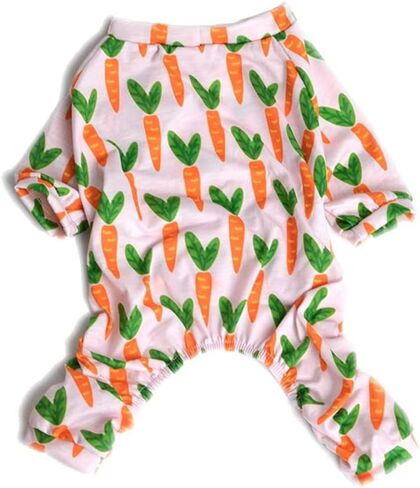 Dog Shirts Pet Printed Carrot Winter Clothes with Funny Cute Design Summer Cooling Coat Pet T-Shirts Cool Puppy Shirts Dog Outfit Soft Dog Sweatshirt for Pet Dogs Cats (Medium,Pink) in Saudi Arabia